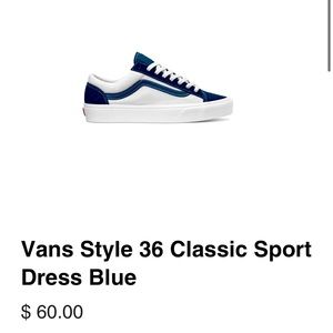 Vans Style 36 Classic Sport